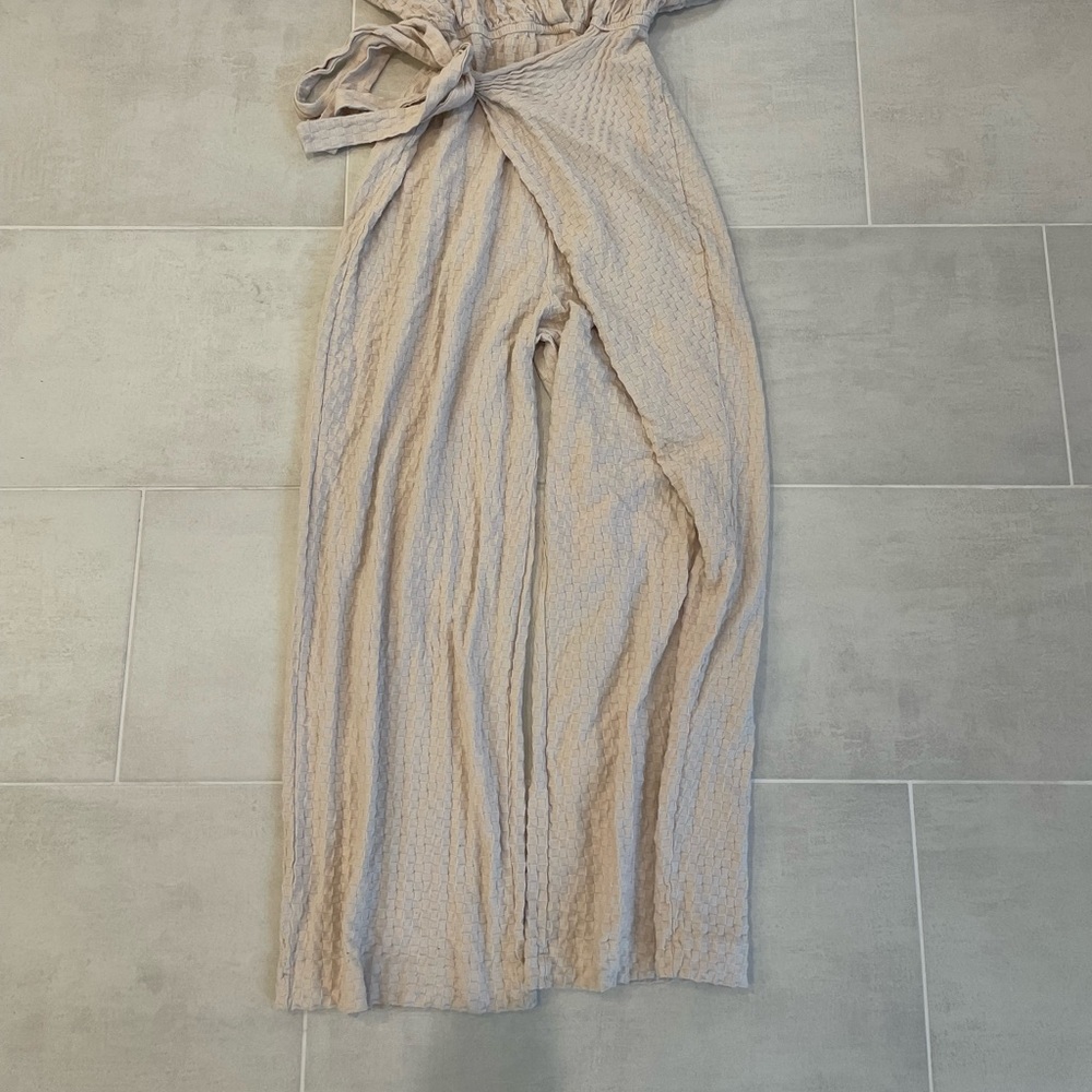 Free People Beach Isola One-Piece Maxi Jumpsuit Salt - Picture 5 of 10